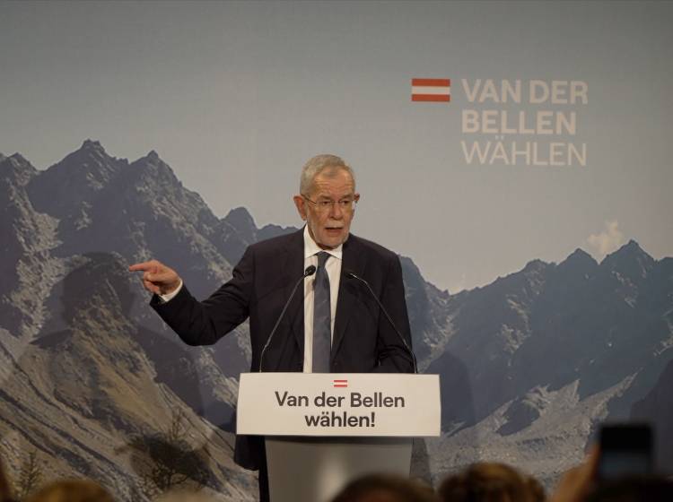 Van der Bellen bedankt sich bei Wählern