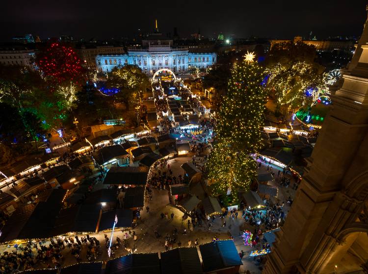 Countdown zur Weihnachtsbaum-Illuminierung