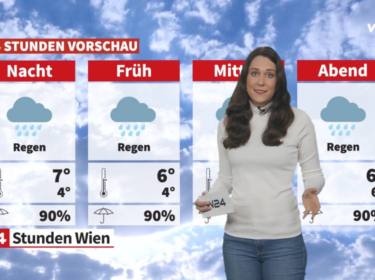 Wetter: Die nächsten Tage werden nass