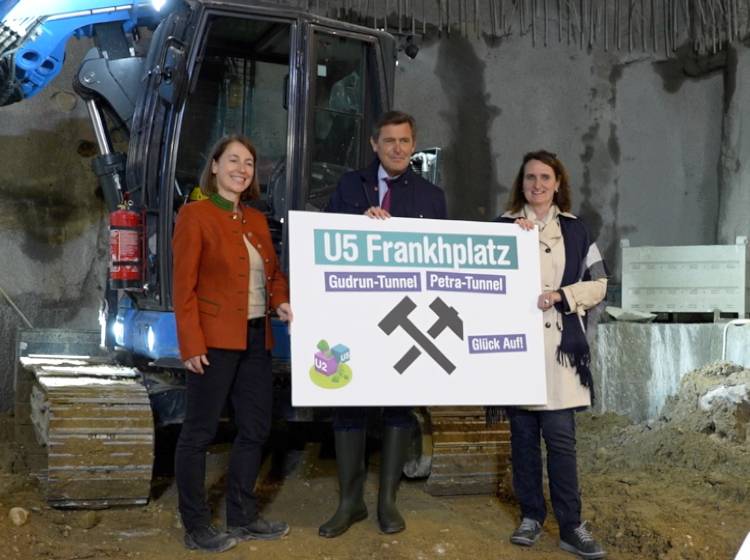 Start für neue U5-Station Frankhplatz