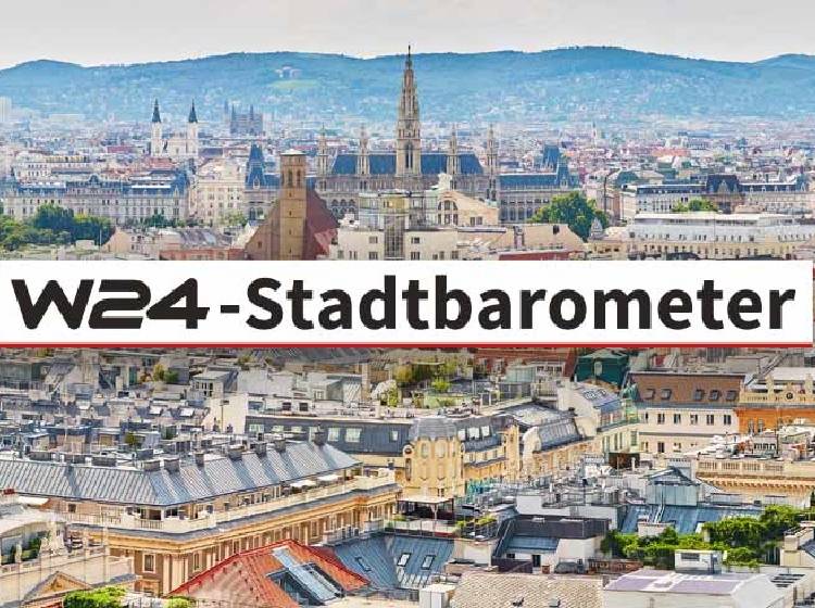 W24-Stadtbarometer: SPÖ in Wien bei 37 Prozent