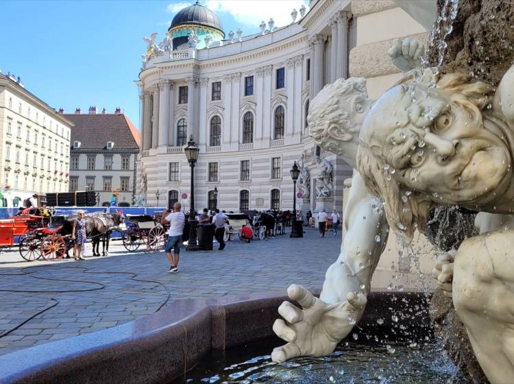 Bäume und Wasserspiel: Michaelerplatz wird umgestaltet