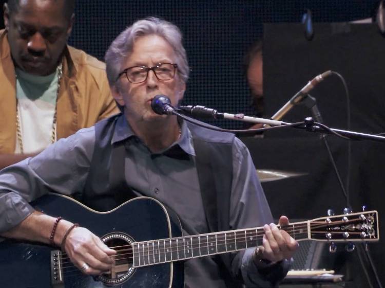 Eric Clapton beim Filmfestival am Rathausplatz