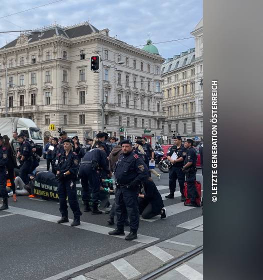 Bezirksflash: Klimaprotest zum Schulstart