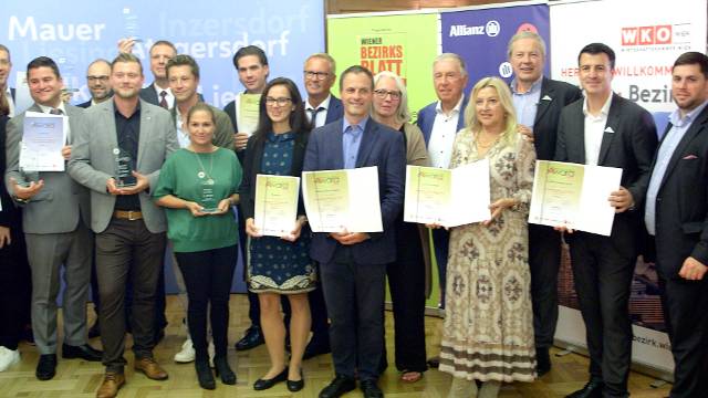 Liesing: Bezirks Business Awards vergeben