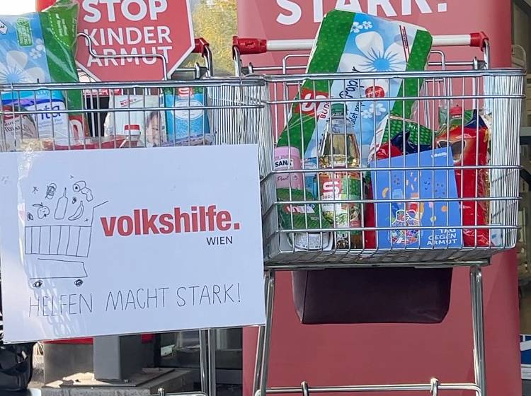 Volkshilfe: Lebensmittel-Spenden gegen Armut