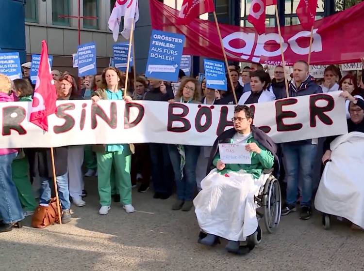 Lorenz-Böhler-Spital: Demonstration und Streikdrohung