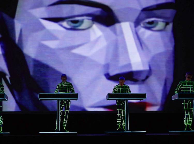 Kraftwerk machen Techno in Schönbrunn