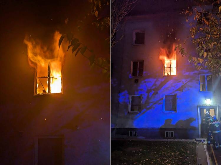 Hietzing: Bewohner flüchtet verletzt vor Zimmerbrand