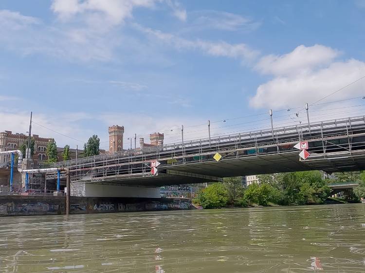 Bezirksflash: Augartenbrücke wird saniert