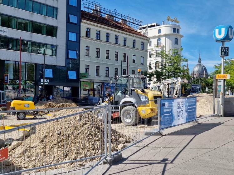 Bezirksflash: Bauarbeiten am Christian-Broda-Platz gestartet