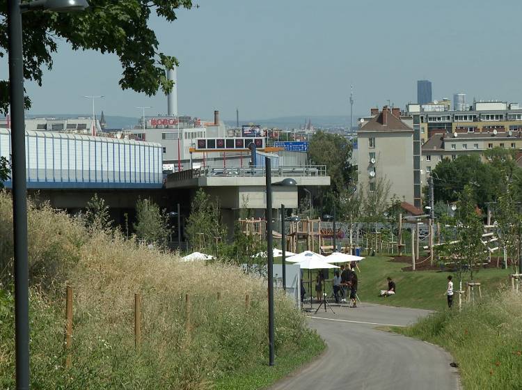 Favoritens neuer Park unter der Tangente