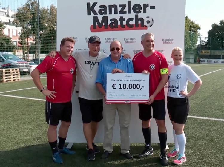 "Kanzler-Match": Niederlage für Nehammers Promi-Team