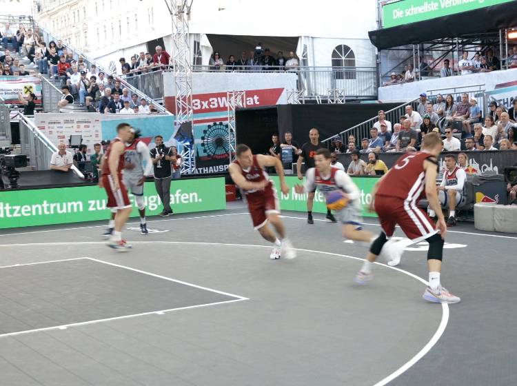 Kaiserwiese: Bereit für die 3x3-Basketball-EM