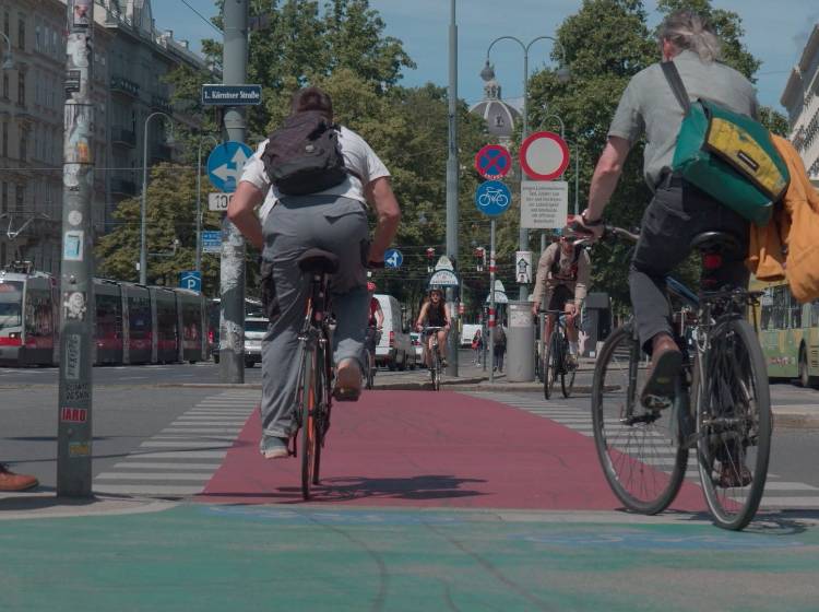 Mehr Räder auf Wiens Straßen