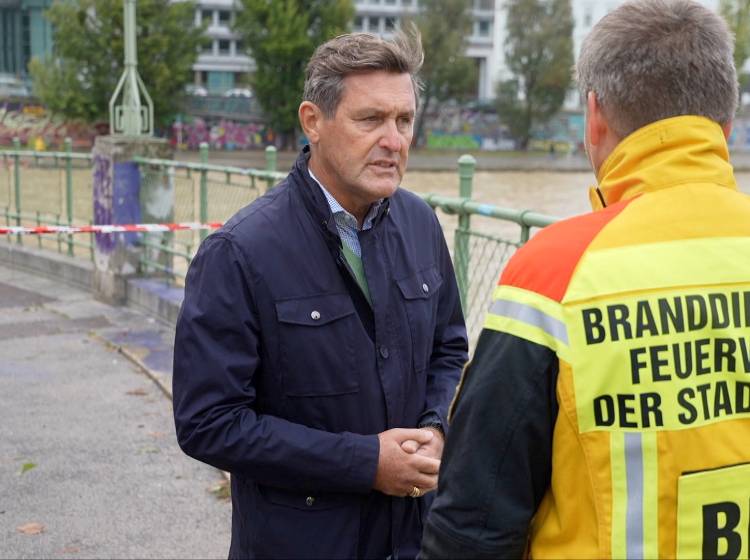 Hochwasser: Peter Hanke zur Situation in Wien