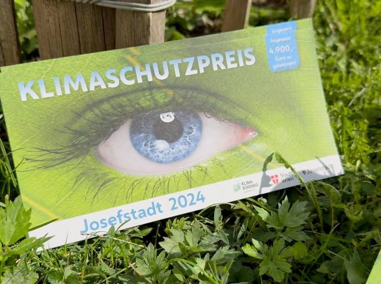 Bezirksflash: Josefstadt vergibt Klimaschutzpreis