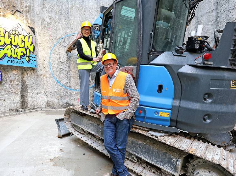 Tunnelanstich: Verlängerung des Wiental Kanals startet