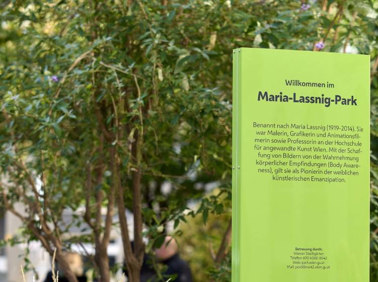 Bezirksflash: Neuer Maria-Lassnig-Park in Margareten