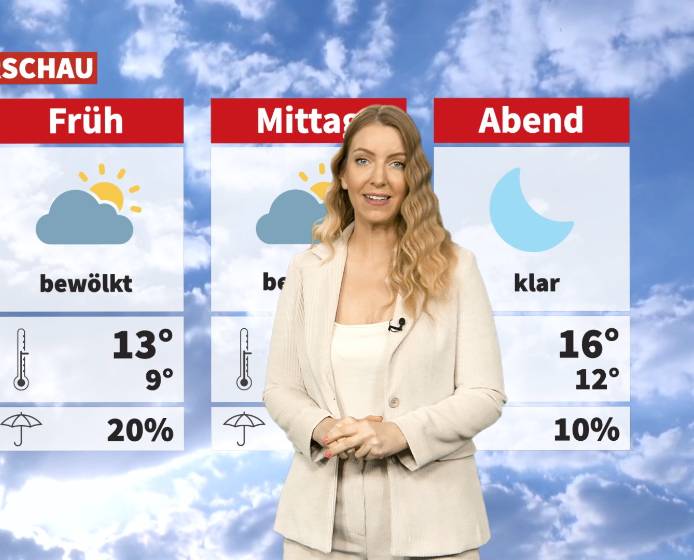 Wetter: Wolken und ein bisschen Sonne