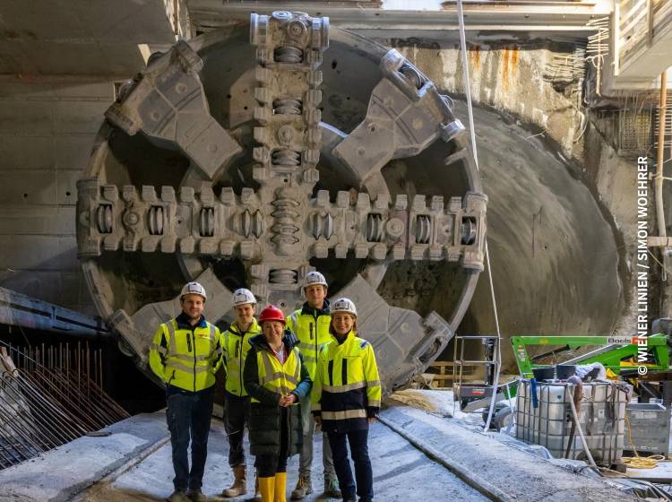 Durchbruch für "Deborah": Tunnelbohrmaschine erreicht Margareten