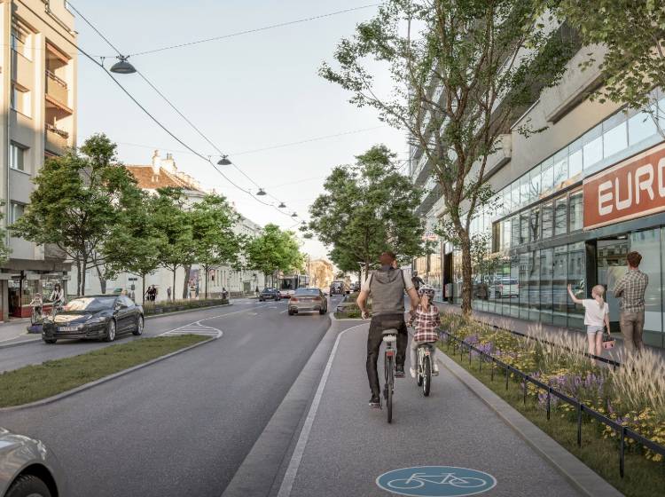 Bezirksflash: Neue Radwege für Floridsdorf