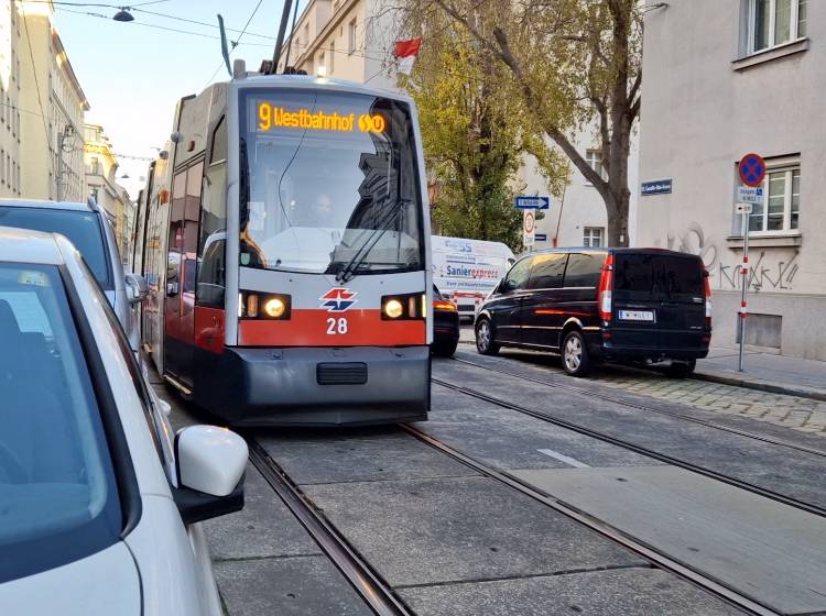 Bezirksflash: "Freie Fahrt" in der Camillo-Sitte-Gasse