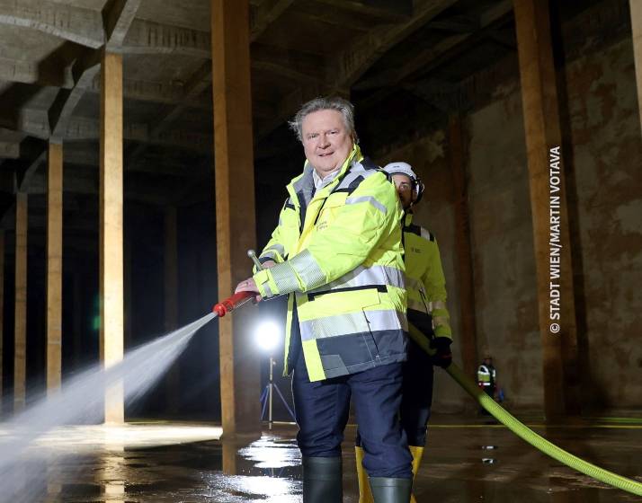 Wien baut neuen Mega-Wasserbehälter