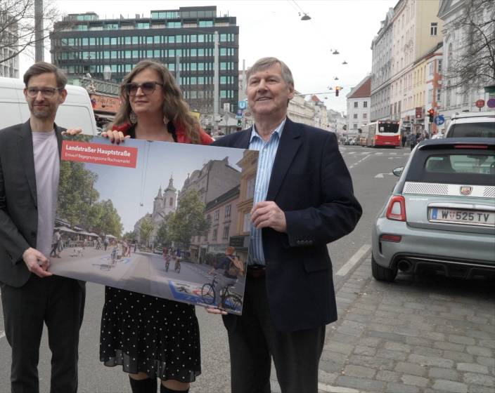 Landstraßer Hauptstraße wird umgestaltet