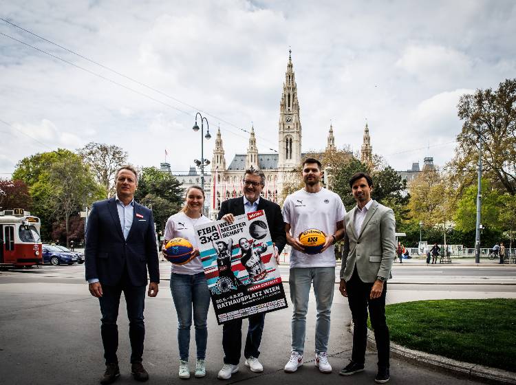 Basketball: 3x3-WM am Rathausplatz