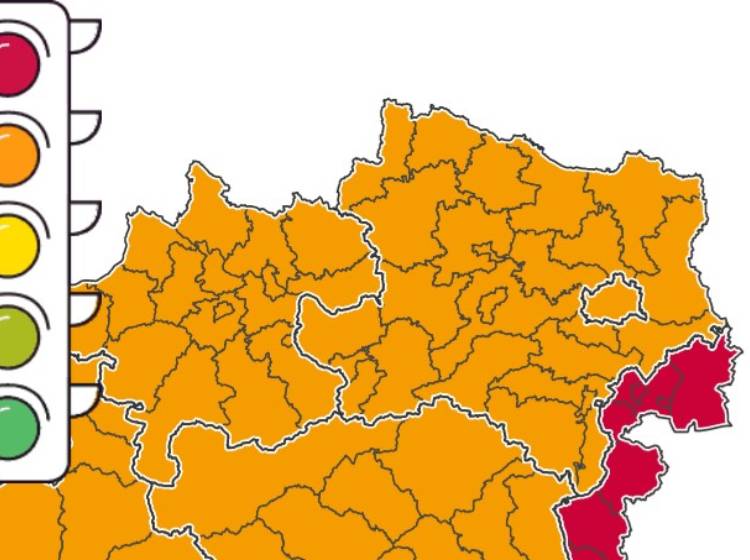 Corona-Ampel: Nur noch Burgenland rot