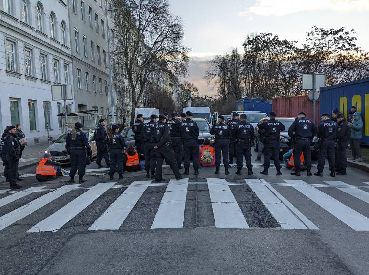 Klima-Demo: Schüttelstraße wurde blockiert