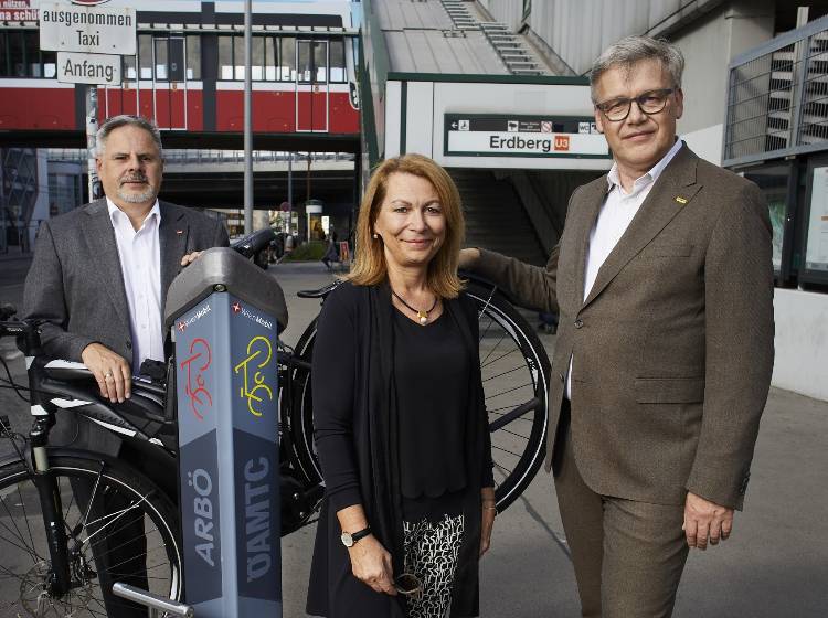 Über 100 Fahrrad-Stützpunkte in Wien